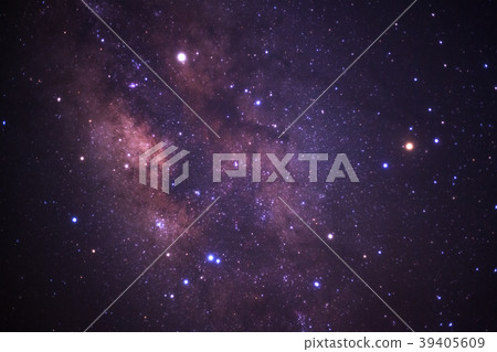 Milky way galaxy with stars and space dust  39405609