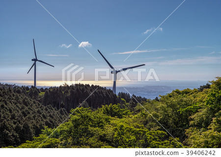 風力發電（五月青山高原晴天） 39406242