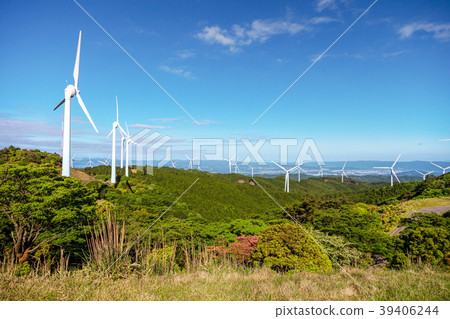 風力發電（五月青山高原晴天） 39406244