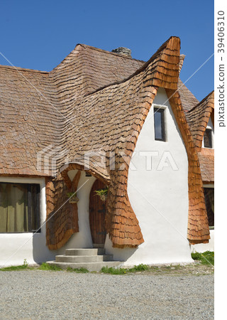 Fairytale clay castle of Porumbacu , Romania Fairytale clay castle of Porumbacu , Romania 39406310