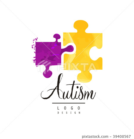 Creative vector logo for Autism Awareness Day with 39408567