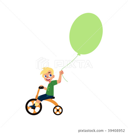 child riding bicycle