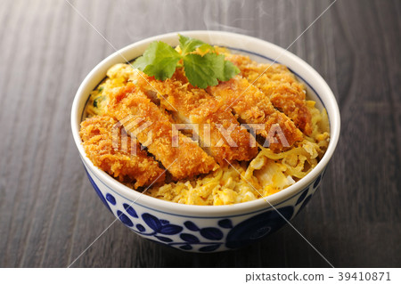 Pork cutlet on rice Pork cutlet on rice 39410871
