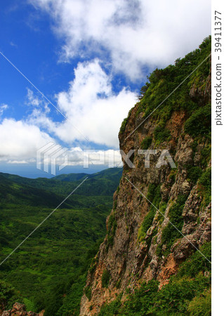 山的溫泉懸崖 39411377