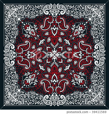 Paisley Bandana print 39411569