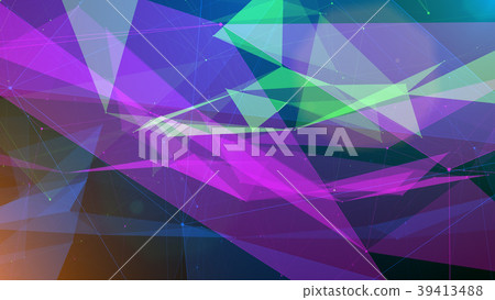 Holographic plexus of multiform figures Holographic plexus of multiform figures 39413488