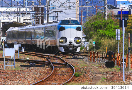 Panda Kuroshio No. JR 287 Panda face Express Train Kuroshio 16 Panda Kuroshio No. JR 287 Panda face Express Train Kuroshio 16 39413614