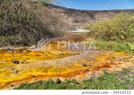 in  danakil ethiopia africa  the volcanic   39414533