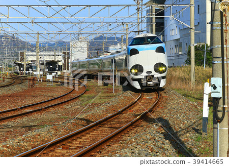 Panda Kuroshio No. JR 287 Panda face Express Train Kuroshio 18 Panda Kuroshio No. JR 287 Panda face Express Train Kuroshio 18 39414665