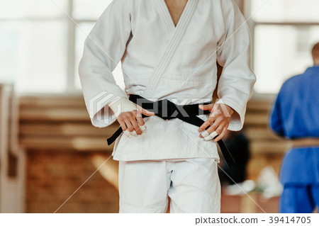 judoka white kimono judoka white kimono 39414705