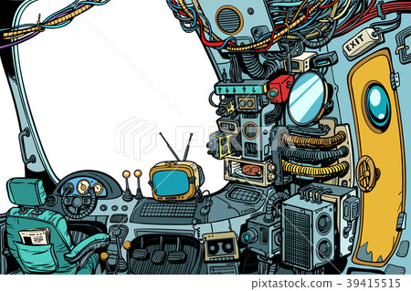 Navigational cabin of the spaceship 39415515