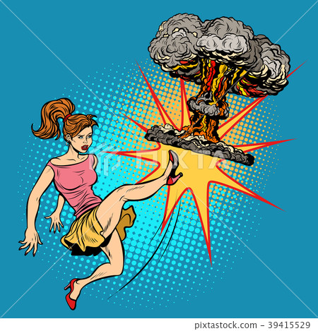 Woman protests against war, peace and pacifism 39415529