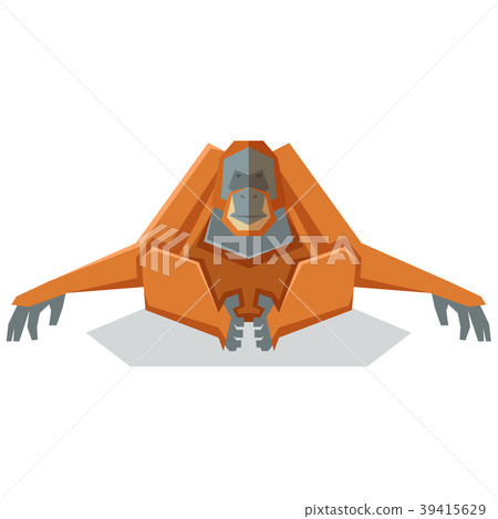 FLat geometric orangutan 39415629