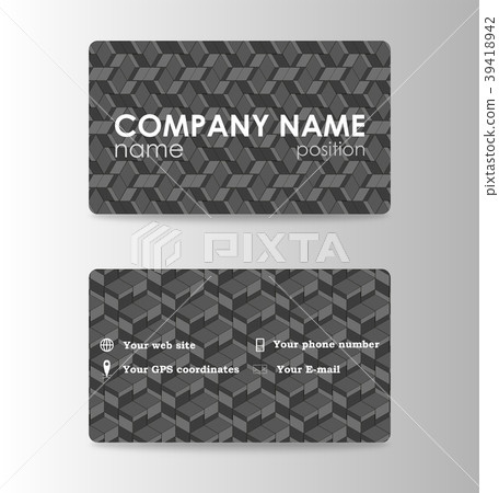 Vector abstract creative business cards (set Vector abstract creative business cards (set 39418942