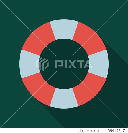 Illustration of the Lifebuoy isolated on 39419247