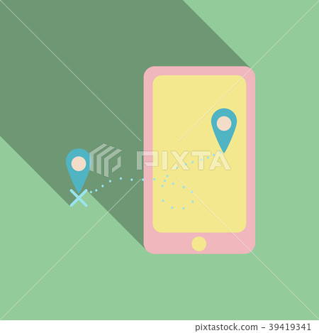 Abstract style modern and vintage mobile gadgets Abstract style modern and vintage mobile gadgets 39419341