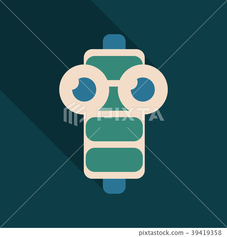 Discharged and fully charged battery smartphone - 39419358