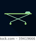 Hospital bed icon. frame design. Vector 39419666