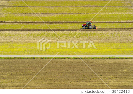春季田間準備稻田b 39422413