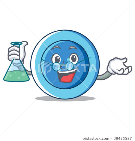 Professor clothing button character cartoon 39425587