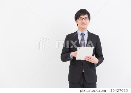 Men business with tablet 39427053