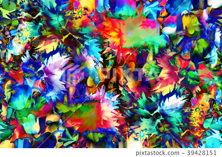 Beautiful meadow flower. computer aquarelle Beautiful meadow flower. computer aquarelle 39428151