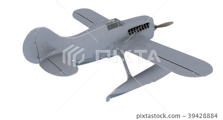 White seaplane. 3D render White seaplane. 3D render 39428884