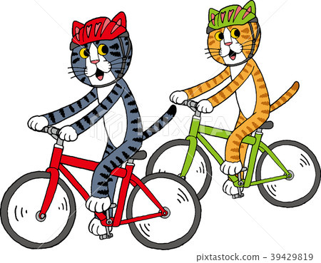 Cat cycling 39429819