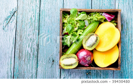 Colorful fruits and vegetables Colorful fruits and vegetables 39430480