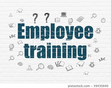 Education concept: Employee Training on wall 39430840