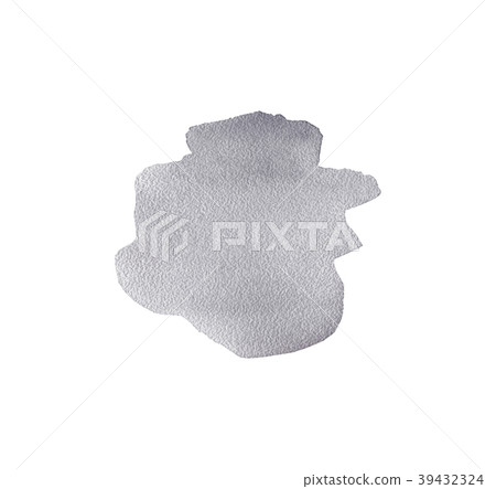 The hand draw of abstract watercolor violet stain 39432324