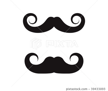 Mustache icon Logo template Mustache icon Logo template 39433893