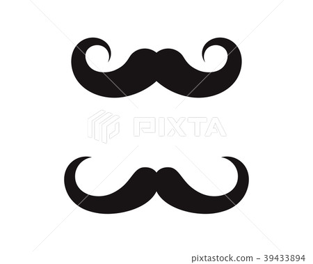 Mustache icon Logo template Mustache icon Logo template 39433894