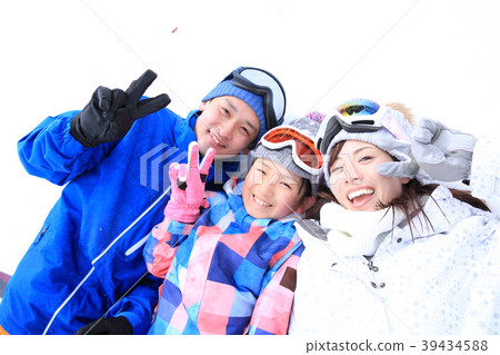 家庭滑雪 39434588