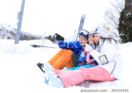 家庭滑雪 家庭滑雪 39434591
