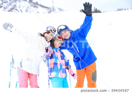家庭滑雪 39434597