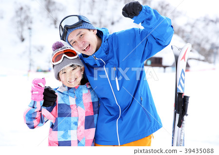 家庭滑雪 家庭滑雪 39435088