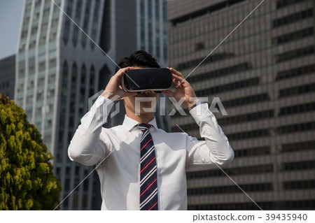 Day of a salary man, afternoon of a business man, a young worker, 39435940