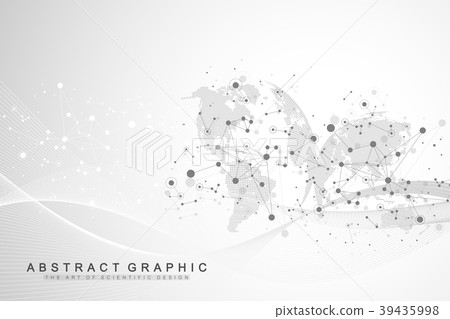 World map point with global technology networking 39435998