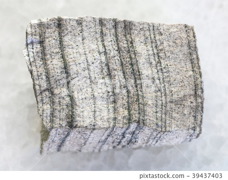 rough Skarn stone on white marble 39437403