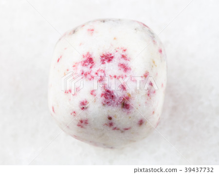 cinnabar in tumbled white dolomite stone on white cinnabar in tumbled white dolomite stone on white 39437732