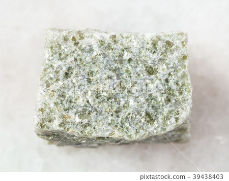 raw quartz-mica schist stone on white 39438403