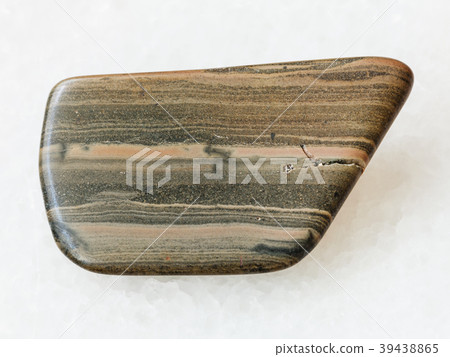 polished marl shale stone on white 39438865