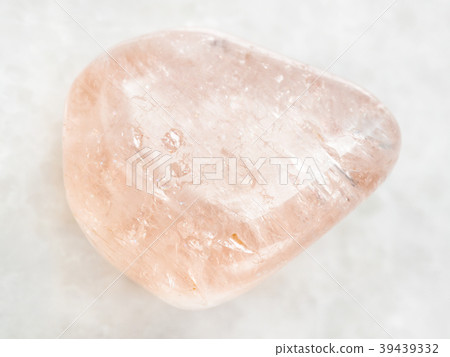 morganite (pink beryl) gemstone on white morganite (pink beryl) gemstone on white 39439332