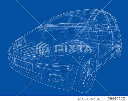 Concept of family car 39440225