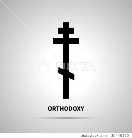Orthodoxy religion simple black icon 39440350