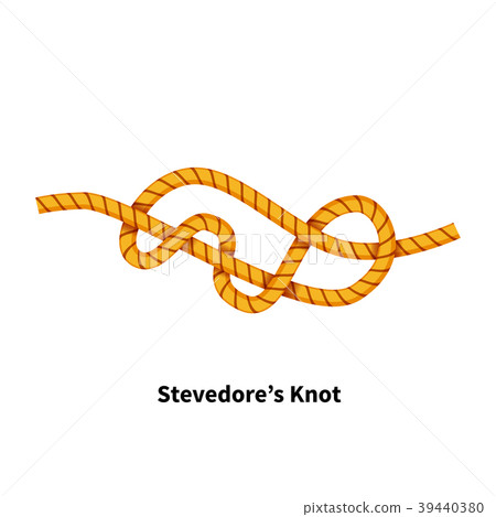 Stevedore's sea knot how-to guide on white Stevedore's sea knot how-to guide on white 39440380