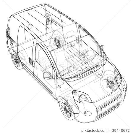Concept car blueprint 39440672