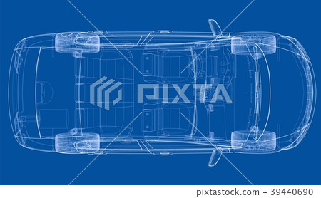 Concept car blueprint 39440690