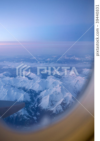 View from the airplane window. View from the airplane window. 39440831